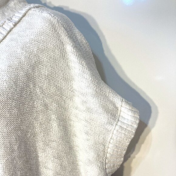 Gap SZS Oversized Hooded Navy & White  Cardigan Timeless Coastal Nautical Preppy - Picture 4 of 9